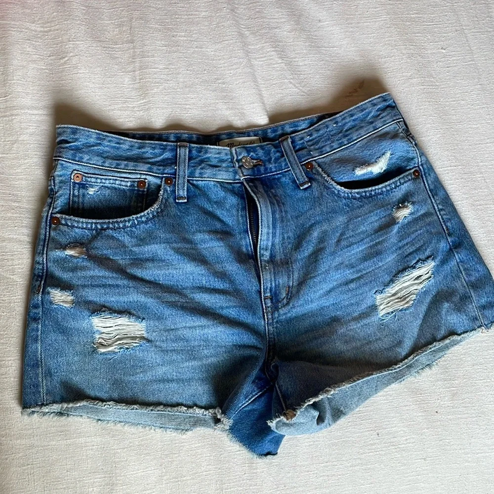Madewell Relaxed Denim Shorts - Picture 1 of 3
